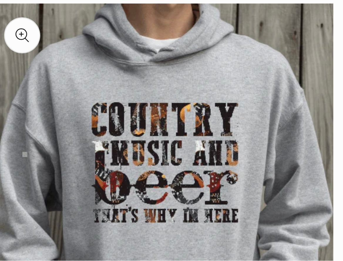 “Country Music & Beer” Tee